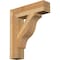Ekena Millwork Funston Block Rough Sawn Bracket, Western Red Cedar, 6"W x 26"D x 30"H BKT06X26X30FST05RWR - alternate 1